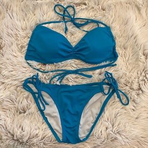 Victoria’s Secret Teal Blue Bikini Set